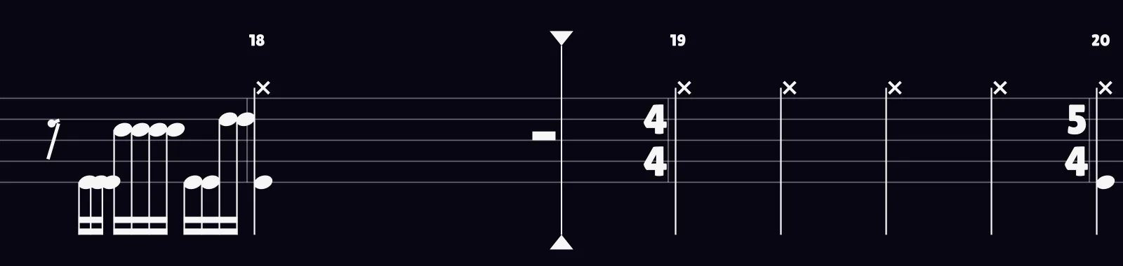peter gooc by xmarriageinaprilx as drum notation in DRUMY