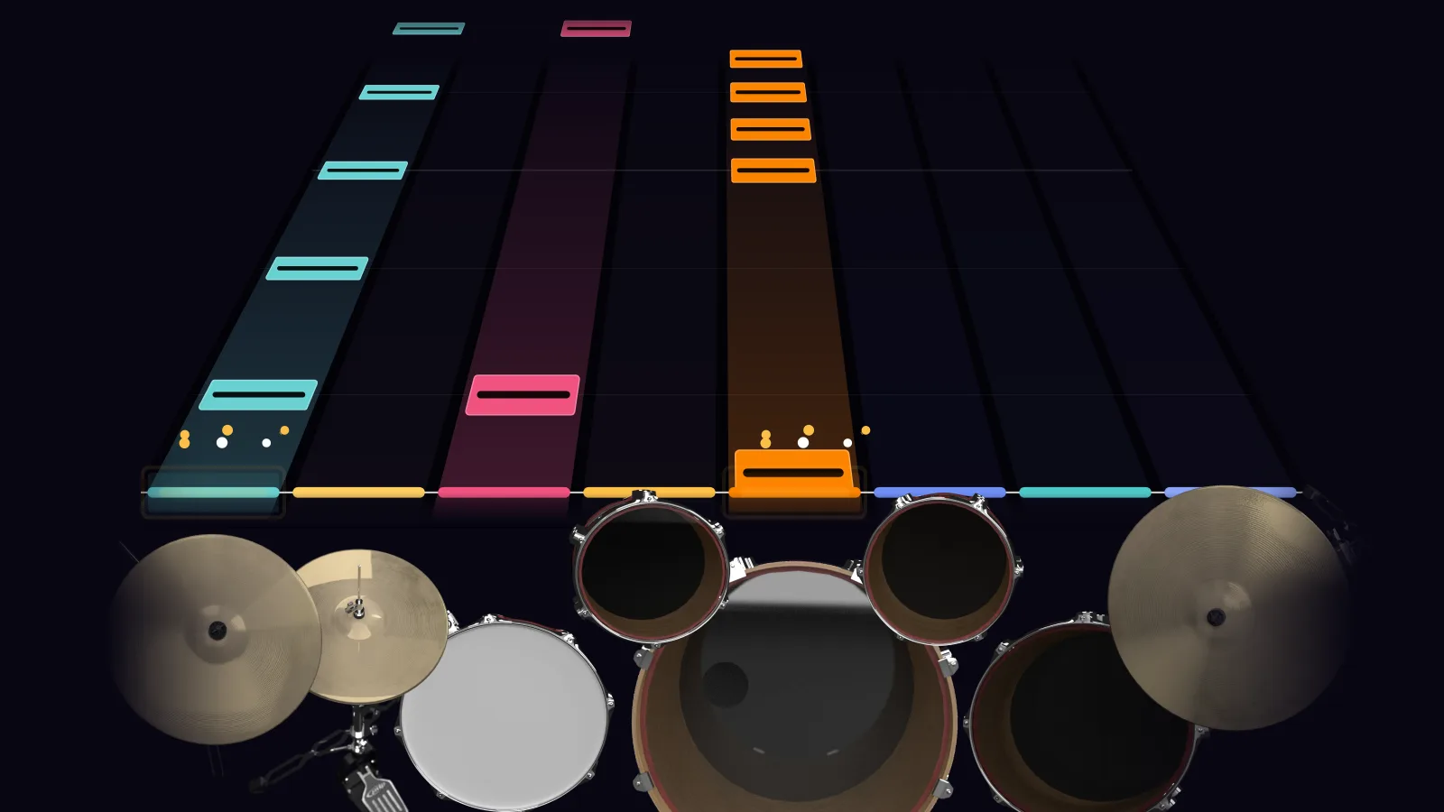 Pressure by Paramore in DRUMY: the chorus falling in Beatfall