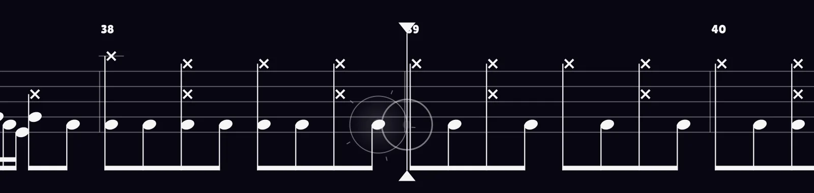 Psychosocial by Slipknot as drum notation in DRUMY