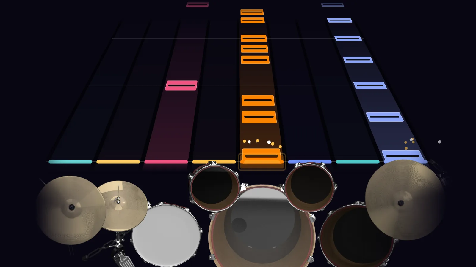 Pull Me Under by Dream Theater in DRUMY: the chorus falling in Beatfall