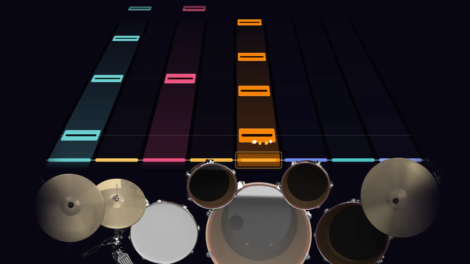 Reward the Scars by Korn in DRUMY: the chorus falling in Beatfall