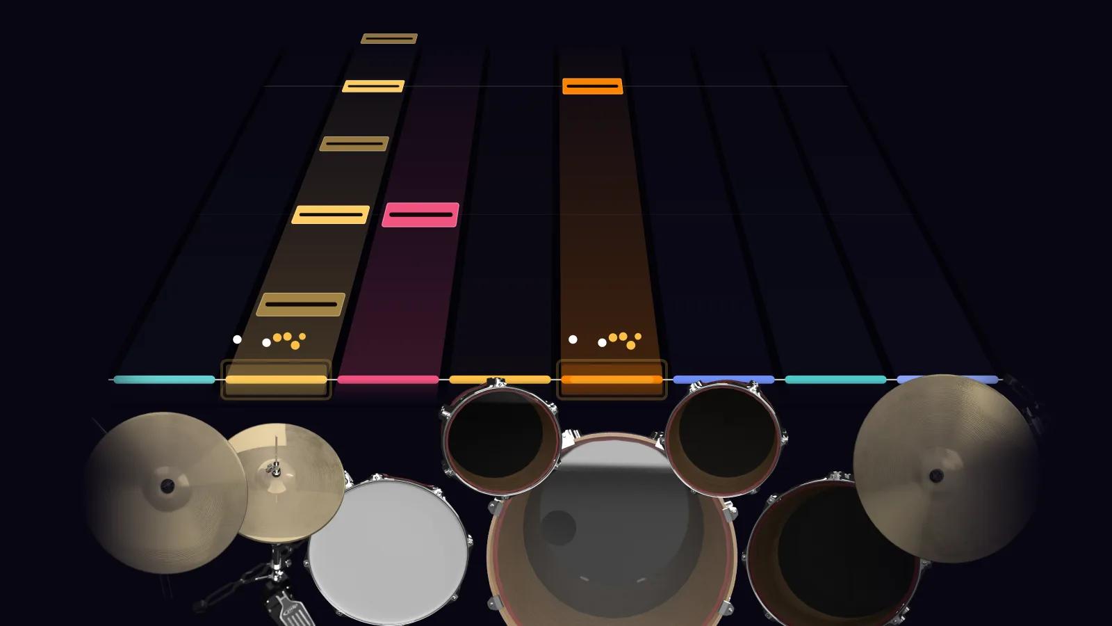 Sad But True by Metallica in DRUMY: the chorus falling in Beatfall