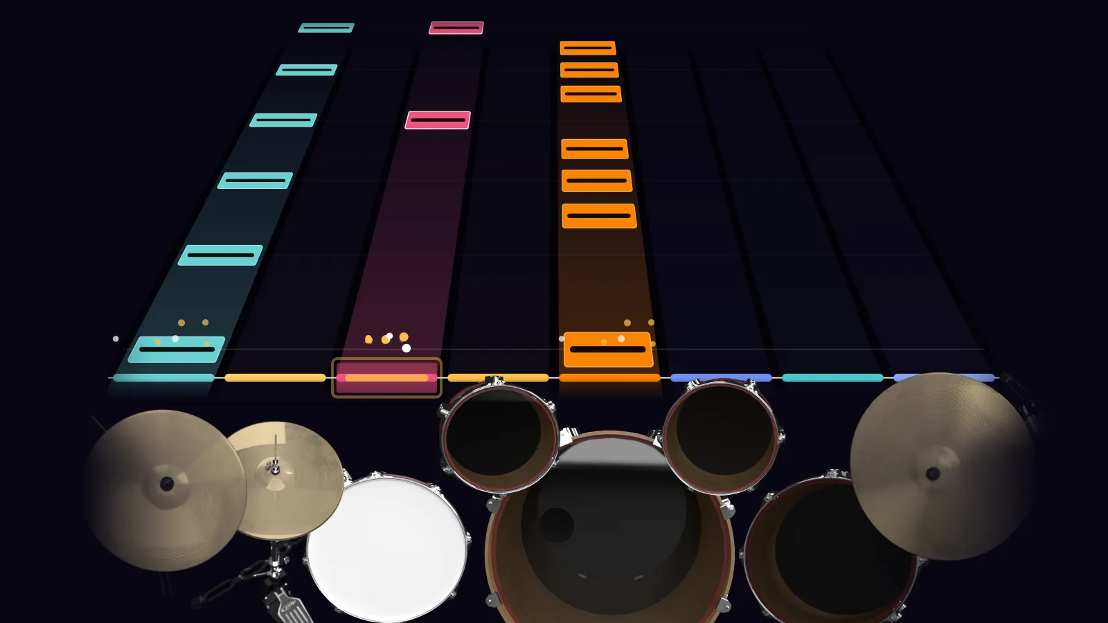 Save Me by Avenged Sevenfold in DRUMY: the chorus falling in Beatfall
