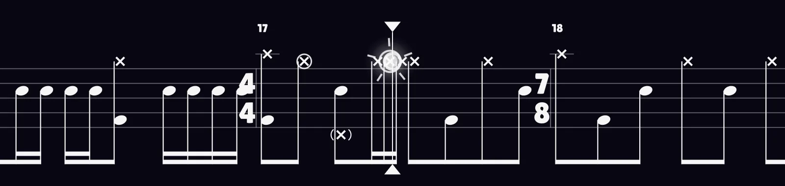 Scene Seven: I. The Dance of Eternity by Dream Theater as drum notation in DRUMY