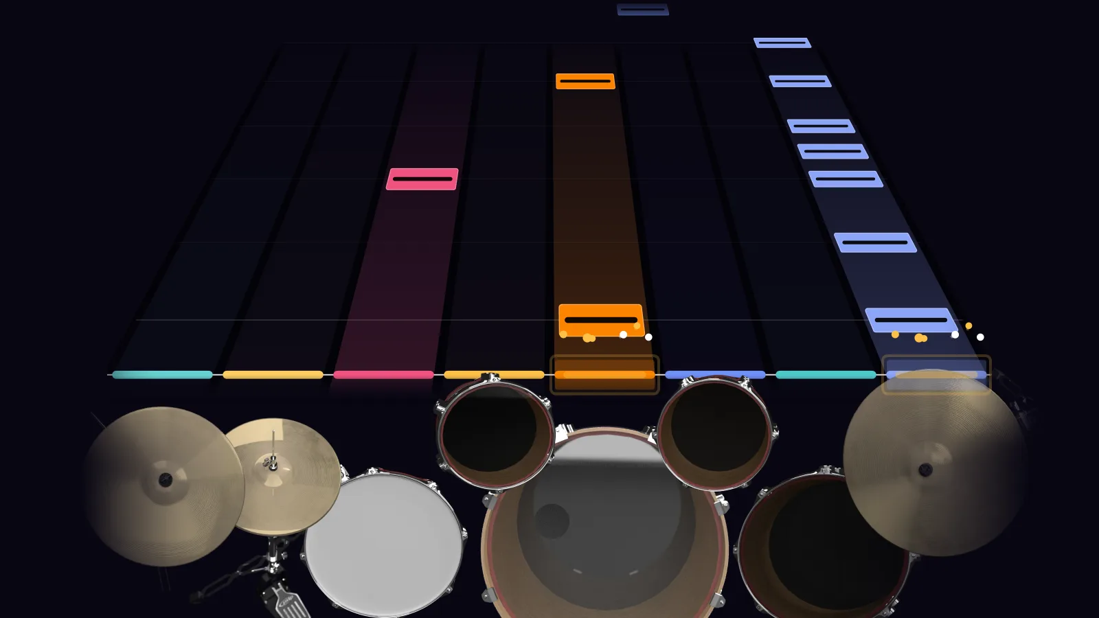 Schism by Tool in DRUMY: the chorus falling in Beatfall