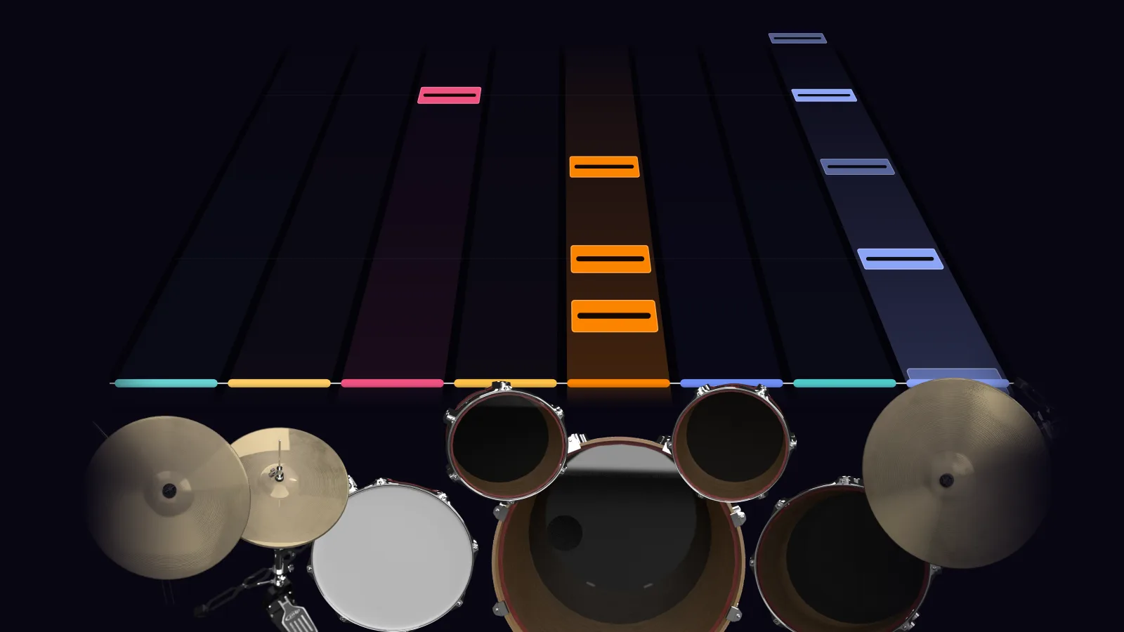 So Far Away by Avenged Sevenfold in DRUMY: the chorus falling in Beatfall