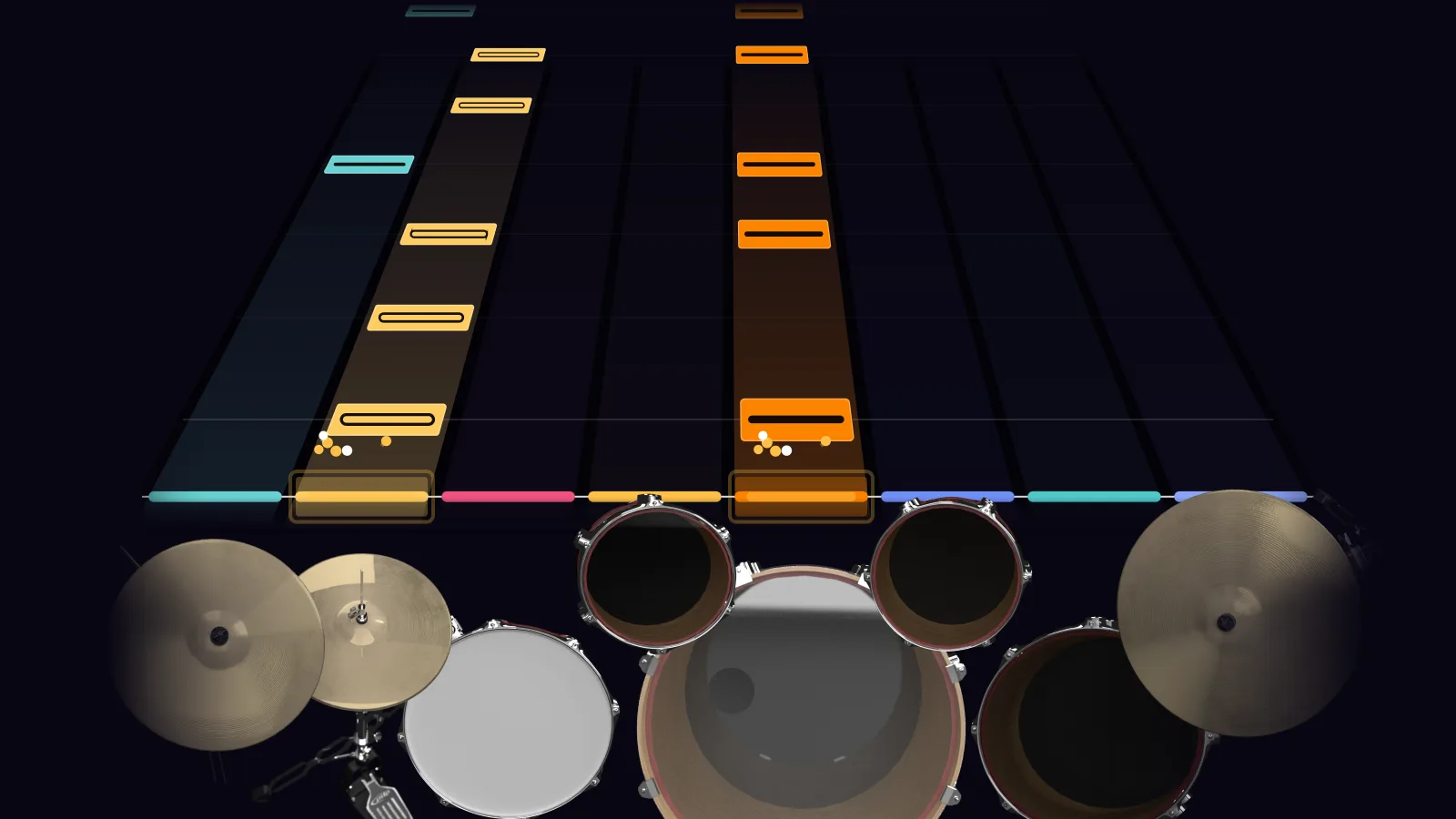 Somebody To Love by Queen in DRUMY: the chorus falling in Beatfall