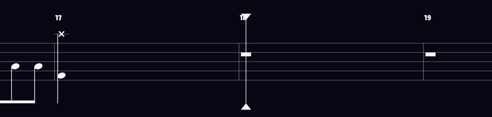 Still Into You by Paramore as drum notation in DRUMY