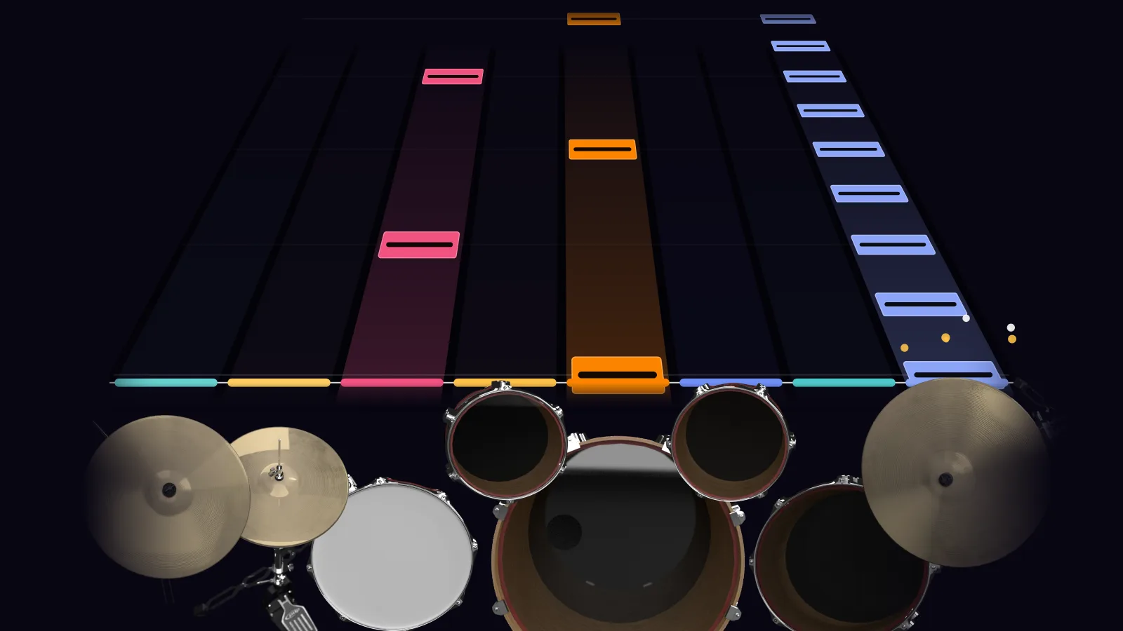 Symphony Of Destruction by Megadeth in DRUMY: the chorus falling in Beatfall