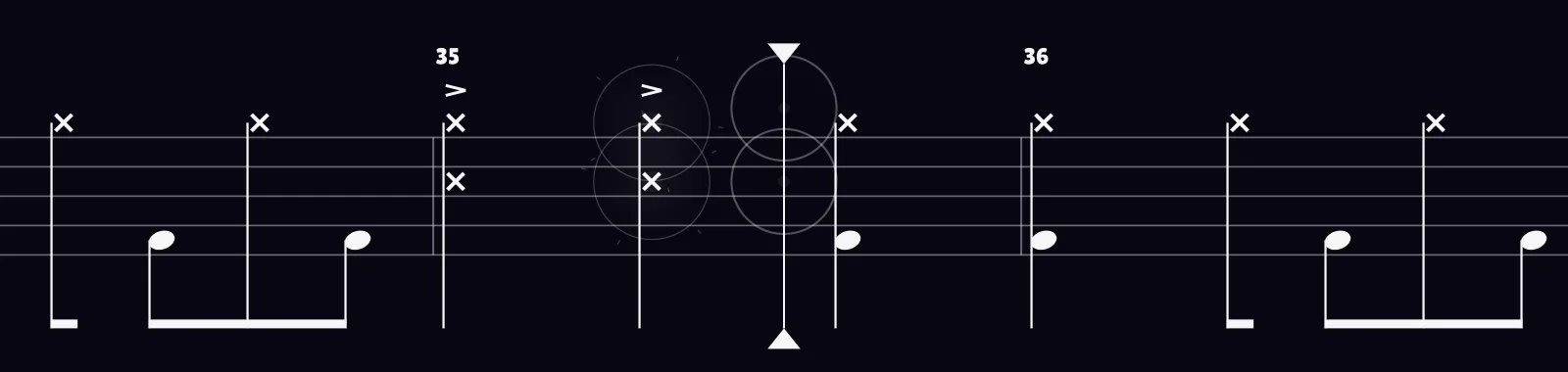 The Kill (Bury Me) by Thirty Seconds to Mars as drum notation in DRUMY
