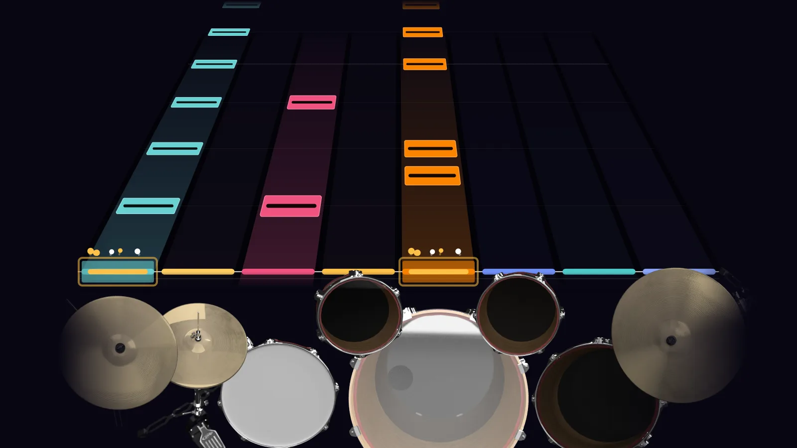 The Rock Show by blink‐182 in DRUMY: the chorus falling in Beatfall