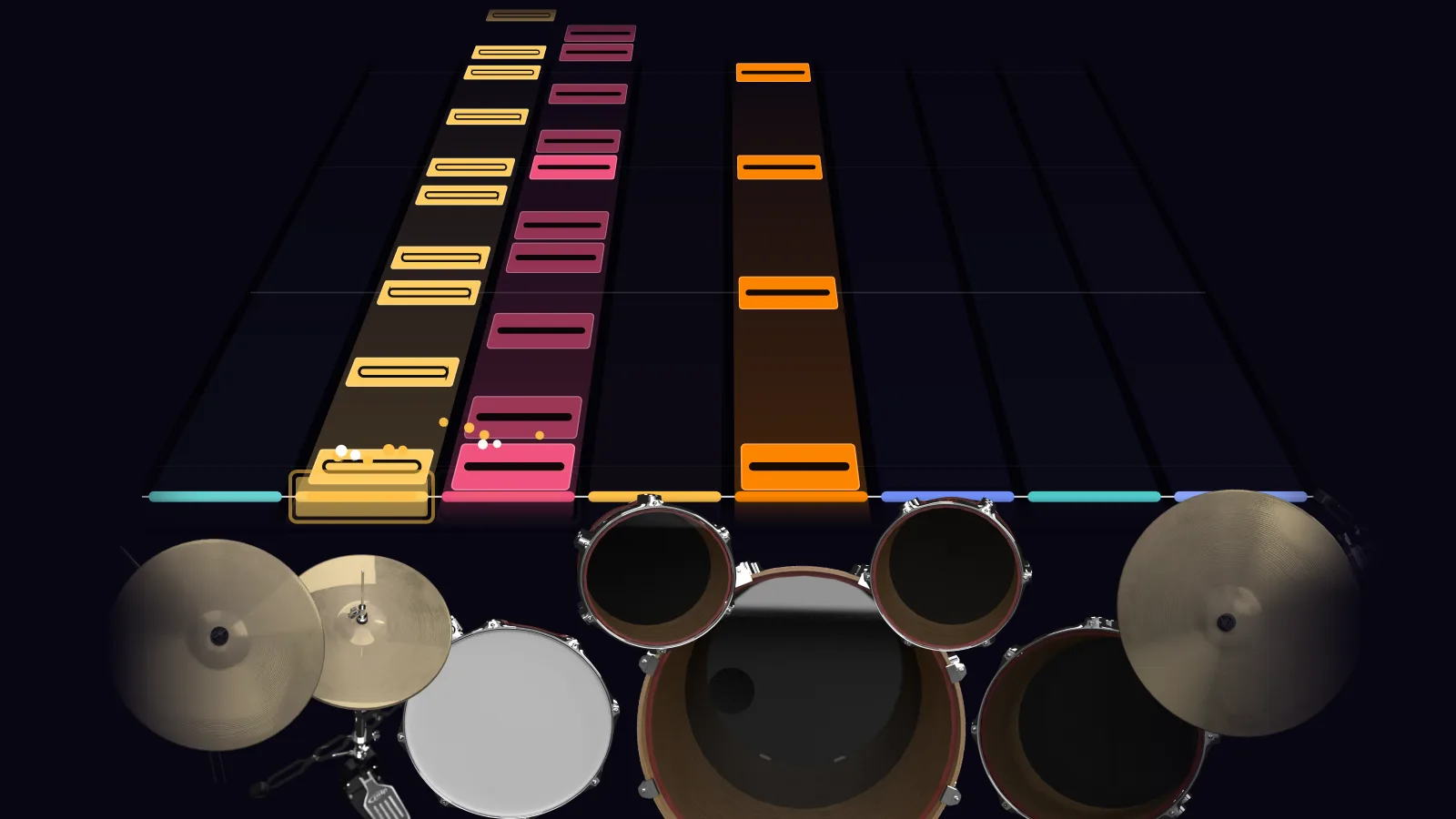 Thela Hun Ginjeet by King Crimson in DRUMY: the chorus falling in Beatfall