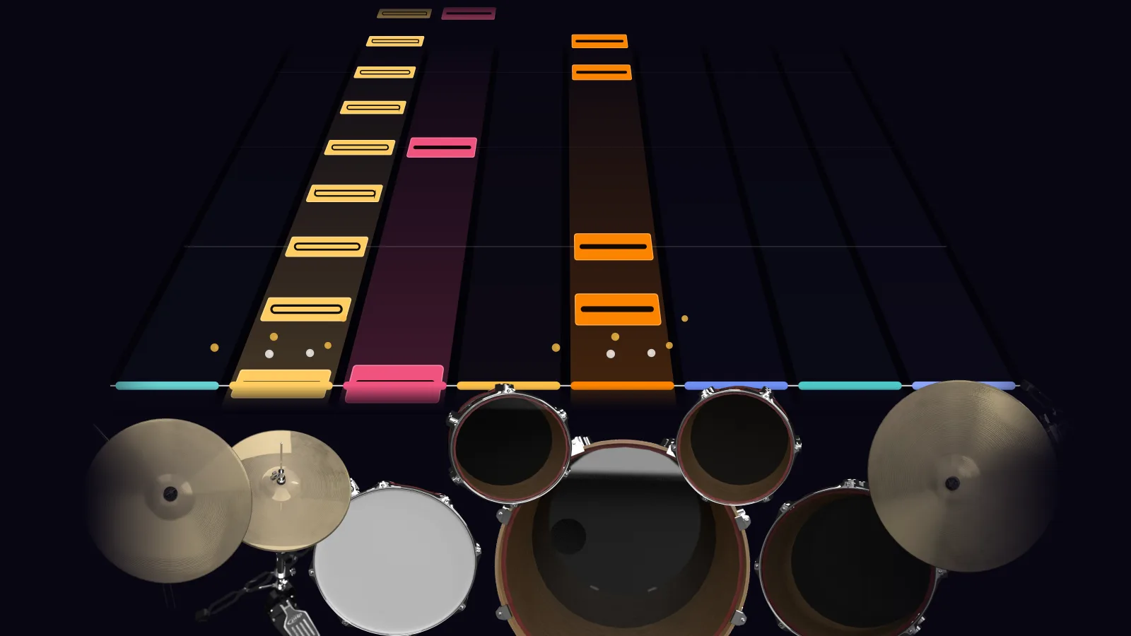 Tranz by Gorillaz in DRUMY: the chorus falling in Beatfall