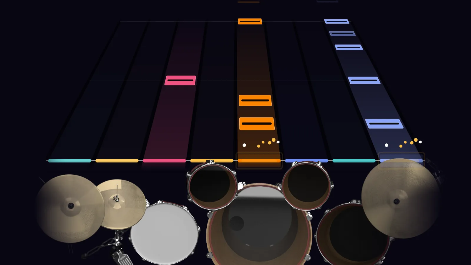 Wasting Love by Iron Maiden in DRUMY: the chorus falling in Beatfall