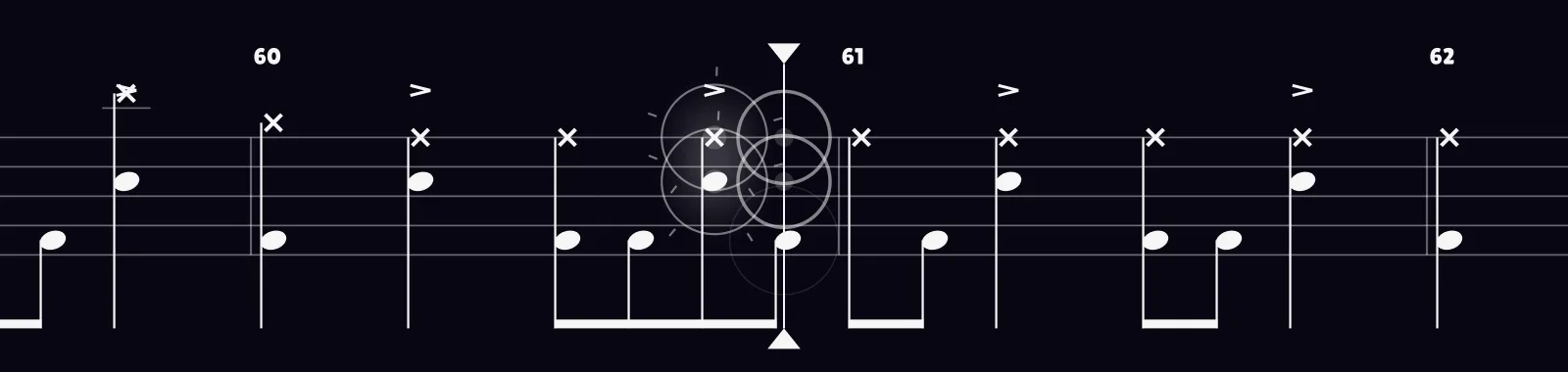 Welcome To The Black Parade by My Chemical Romance as drum notation in DRUMY