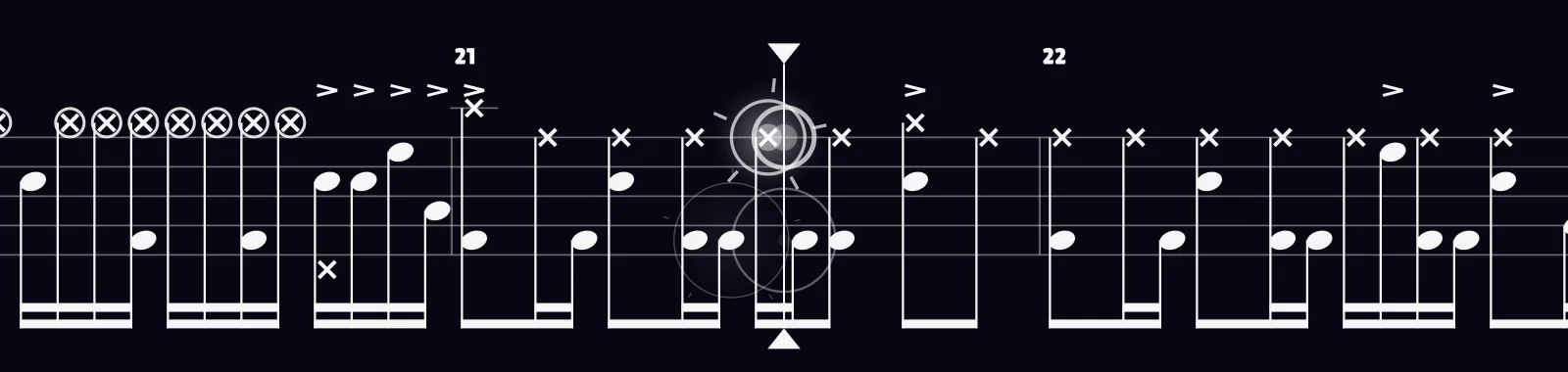 Would? by Alice in Chains as drum notation in DRUMY