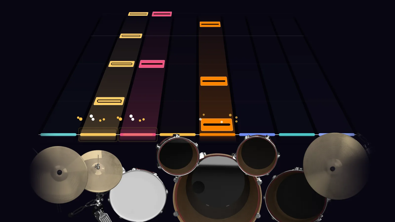 YYZ by Rush in DRUMY: a verse falling in Beatfall